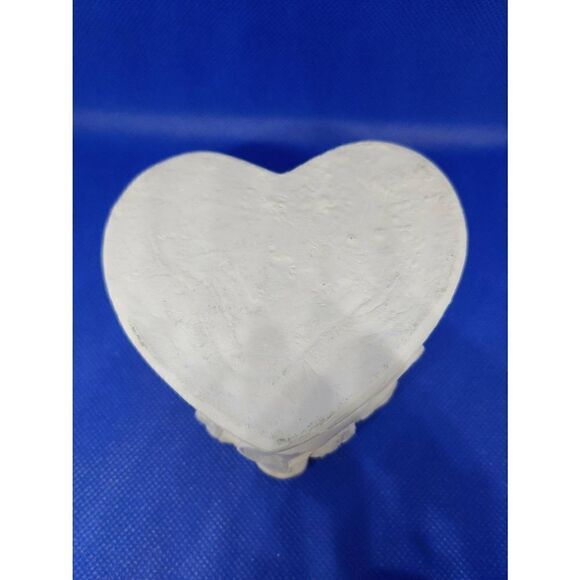 Raw Plaster Heart Trinket Box - Picture 11 of 12